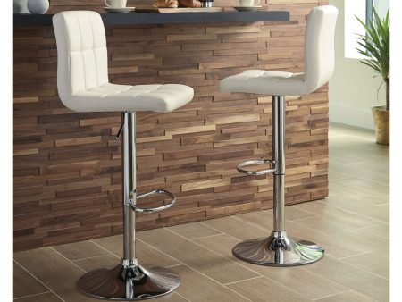 Bellatier Bone Adjustable Height Barstool, Set of 2 Online Sale