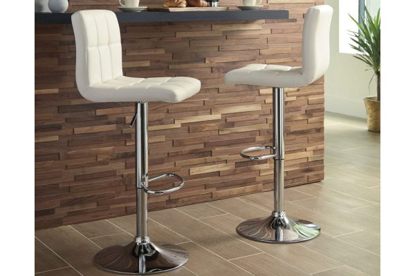 Bellatier Bone Adjustable Height Barstool, Set of 2 Online Sale