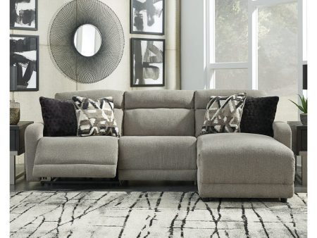 Colleyville Stone 3-Piece Power Reclining Sectional with Chaise Supply