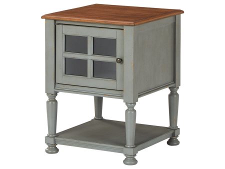 Mirimyn Gray Brown Accent Cabinet Online Sale