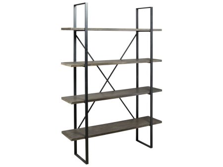 Gilesgrove Black Gray Bookcase For Sale