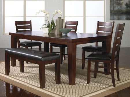 Bardstown Cherry Brown Extendable Dining Set Fashion