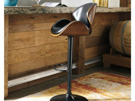 Bellatier Brown Adjustable Height Barstool For Discount