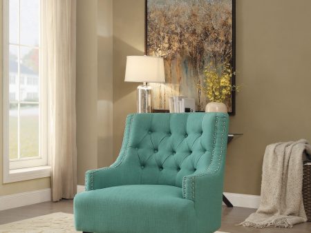 Charisma Teal Accent Chair Online Hot Sale