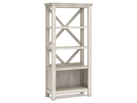 Carynhurst Whitewash 75  Bookcase Online Sale