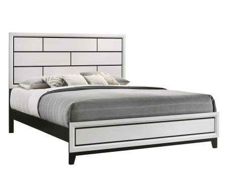 Akerson Chalk King Panel Bed Hot on Sale