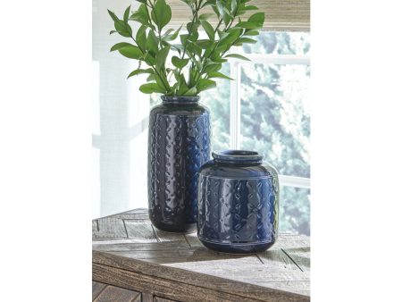 Marenda Navy Blue Vase Discount