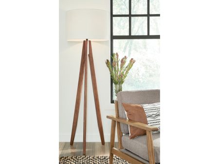 Dallson Brown Floor Lamp For Discount