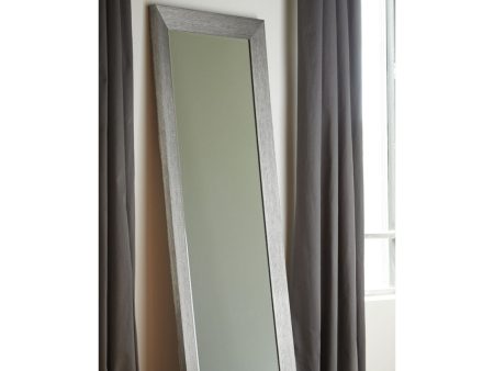 Duka Silver Finish Floor Mirror Online Hot Sale