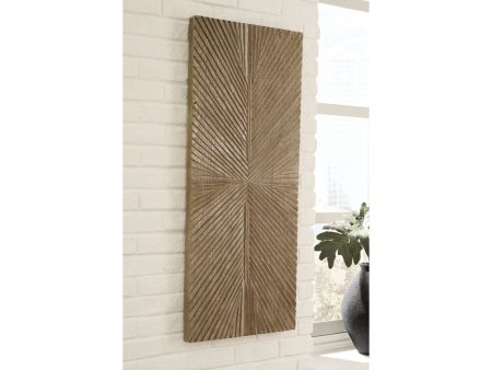 Lenora Distressed Brown Wall Decor For Cheap