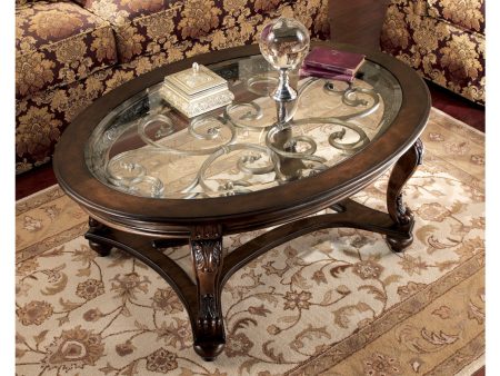 Norcastle Dark Brown Coffee Table For Discount