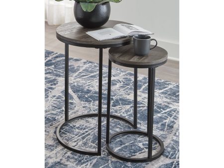 Briarsboro Black Gray Accent Table Online Sale