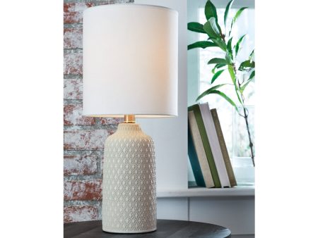 Donnford Gray Table Lamp For Sale