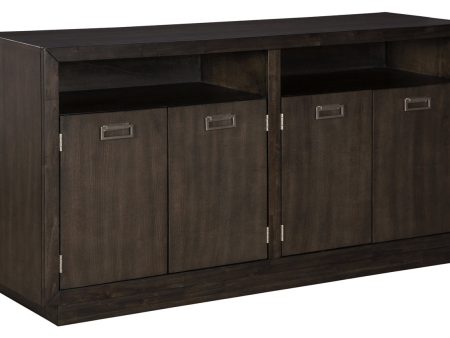 Hyndell Dark Brown Dining Server For Sale