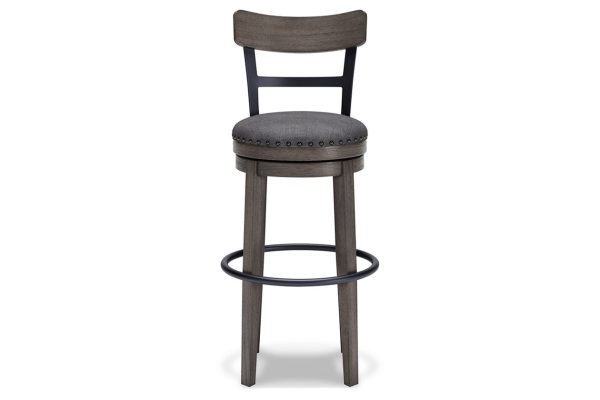 Caitbrook Gray Bar Height Barstool Discount