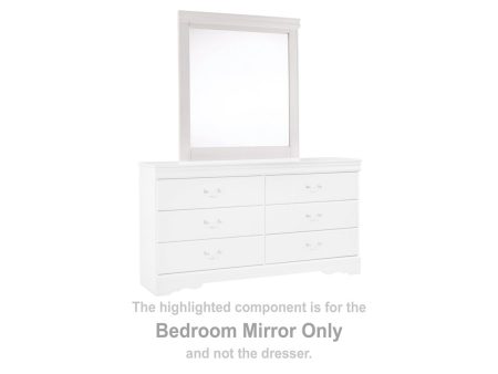 Anarasia White Bedroom Mirror (Mirror Only) For Cheap