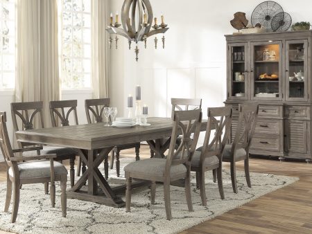 Cardano Driftwood Brown Extendable Dining Set Fashion