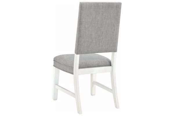 [SPECIAL] Nashbryn Gray White Dining Chair, Set of 2 Sale