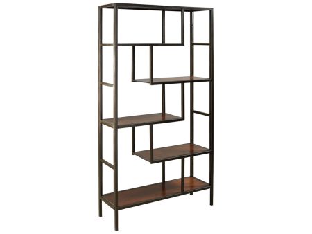 Frankwell Brown Black Bookcase Online now