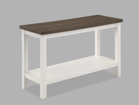 Dakota Chalk White Sofa Table For Cheap