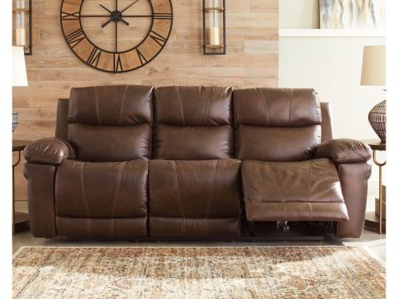 Edmar Chocolate Power Reclining Sofa Sale