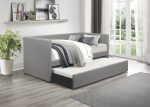 Adra Gray Twin Daybed with Trundle For Cheap