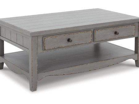 Charina Antique Gray Coffee Table on Sale