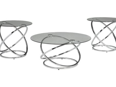 Hollynyx Chrome Finish Table Fashion