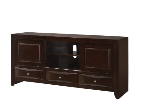 Emily Dark Cherry 68  TV Stand For Discount