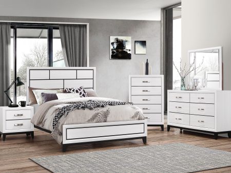 Akerson Chalk Panel Bedroom Set Online Hot Sale