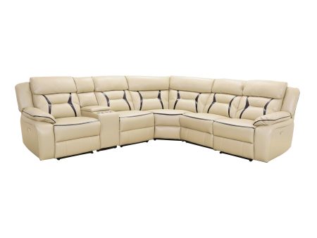 Amite Beige Power Reclining Sectional Online Sale