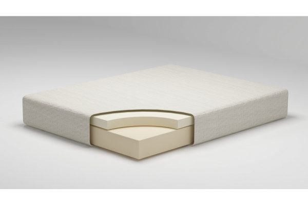 Chime 8 Inch Memory Foam White Twin Mattress in a Box For Sale