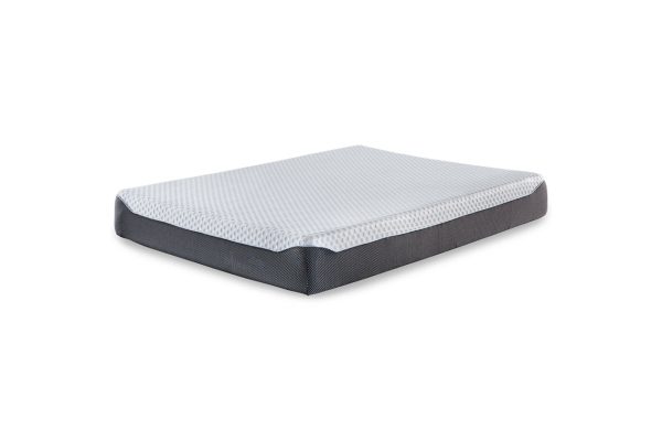 10 Inch Chime Elite White Blue Twin Memory Foam Mattress in a box Sale