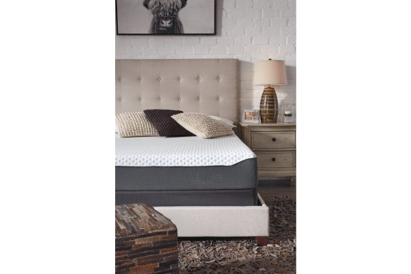 10 Inch Chime Elite White Blue Twin Memory Foam Mattress in a box Sale