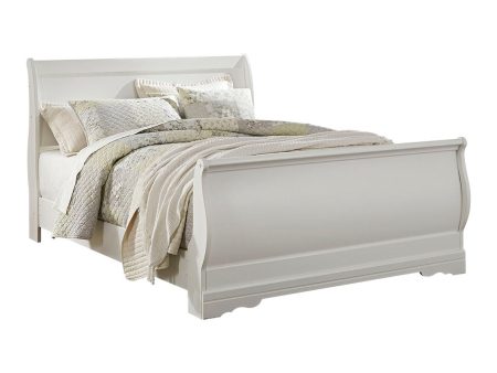 Anarasia White Queen Sleigh Bed For Sale