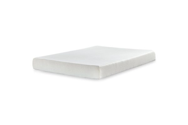 Chime 8 Inch Memory Foam White Twin Mattress in a Box For Sale