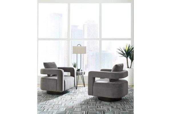 Alcoma Otter Swivel Accent Chair Hot on Sale