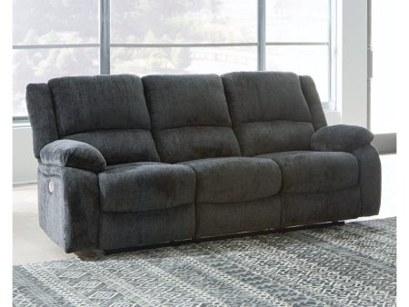 Draycoll Slate Power Reclining Sofa Cheap